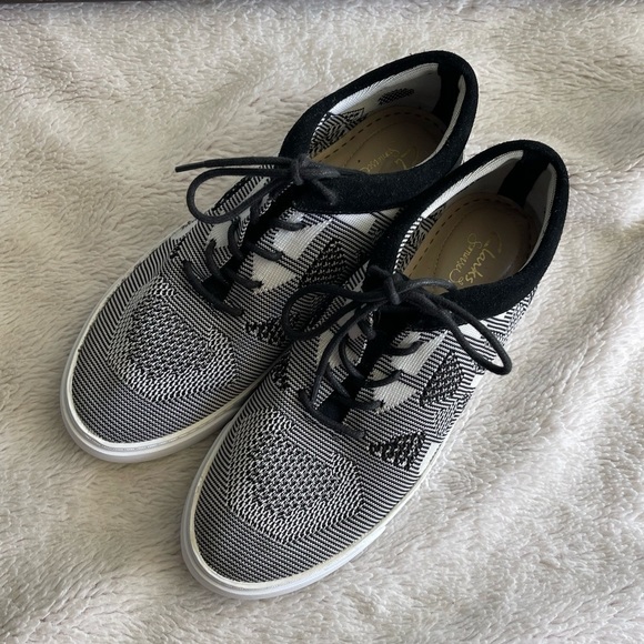 Clarks sumerset casual comfort black and white sneaker - Picture 2 of 11